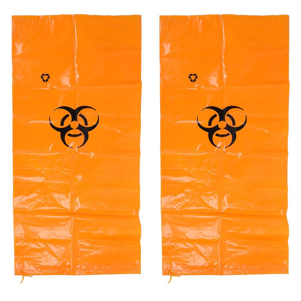 2 Τεμάχια Σάκος Σώματος Σκύλου Στεγανός PE Ανθεκτικός στην Αποτριβή Μακράς Διάρκειας Ασφαλής Σάκος Πτώματος Ζώου για Πτώμα Κατοικίδιου