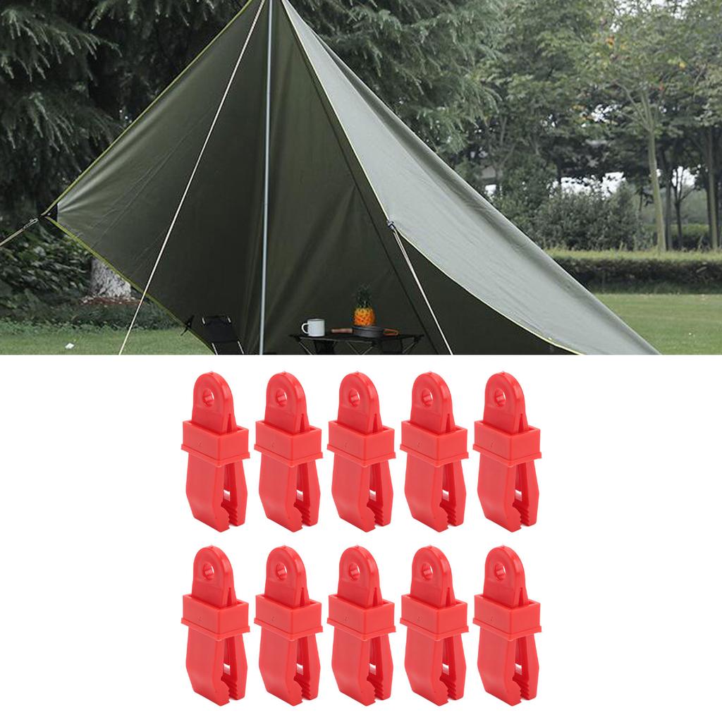 10pcs Tarp Clips Professional Windproof Waterproof Awning Tarp Clamps for Tarp Tents Tarpaulin Pool Cover RV Awning Cover Banners
