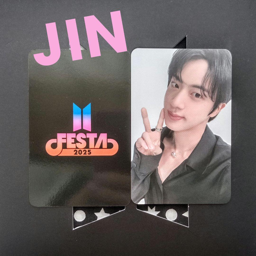 

[USED] Jin Trading Card BTS FESTA 2025 ARMY ZONE FC Exclusive