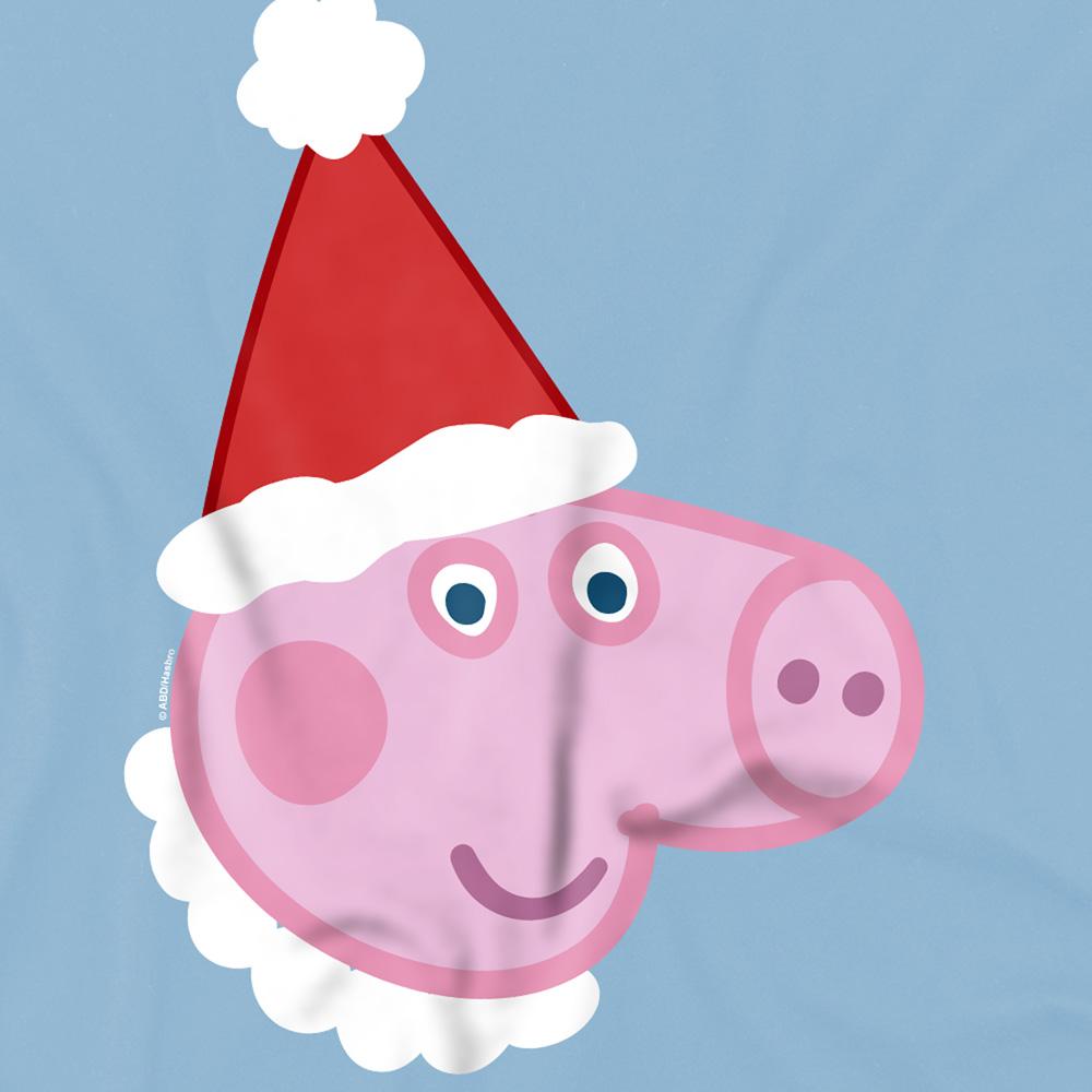 Peppa Pig Childrens/Kids George Pig Santa Hat T-Shirt