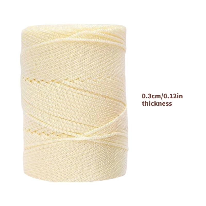 Fio Adicional de Polipropileno Centro Vazio Fio para Artesanato Substância Macia Ventilada Para Tricô Crochê Uso Constante