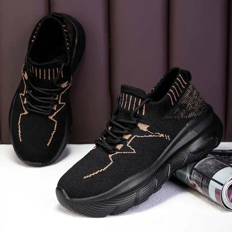 Fashion Hiphop Round Toe Sneakers Designer Luxury Woven Casual Women's Shoes Women's Boot Tennis Sports Type Low Cost Model Sunny