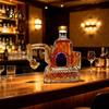 Conversation Starter Decanter Excavator Shape Glass Whiskey Decanter, 3D Vehicle Liquor Bottle with Drip-free Wine Dispenser Stopper, 350ml