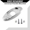 Hihaha Trailer Marker Light with Chrome Bezel / Outer Oval