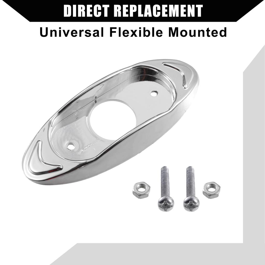 Hihaha Trailer Marker Light with Chrome Bezel / Outer Oval