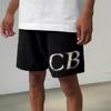 Unisex Trendy Logo Knit Sweater & Casual Shorts Combo