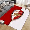 Tappeto Quadrato con Fantasia a Quadri Arsenal F.C., Tappeto da Area, Tappeto per Soggiorno Camera da Letto Divano Sala Giochi Decorazione, Tappetino Antiscivolo