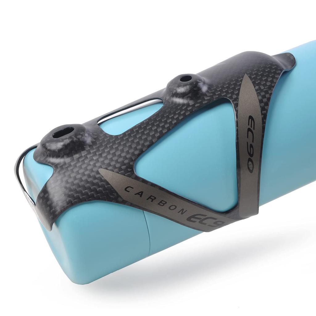 JPFASHIONING Road Bike MTB Ultralight 3K Full Carbon Fiber Bicycle Drink Water Bottle Cage Holder - Durable, with Screws