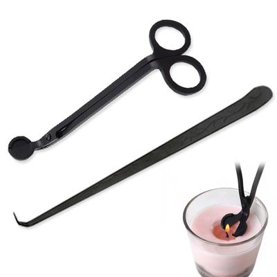 PAVIKE Mum Makası, Mum Fitili Kesici, 2 Parça Set, Mum Söndürücü, Mum Ateşi Söndürme Aleti, Kullanımı ve Temizliği Kolay, Mum Aksesuarı, Ateş