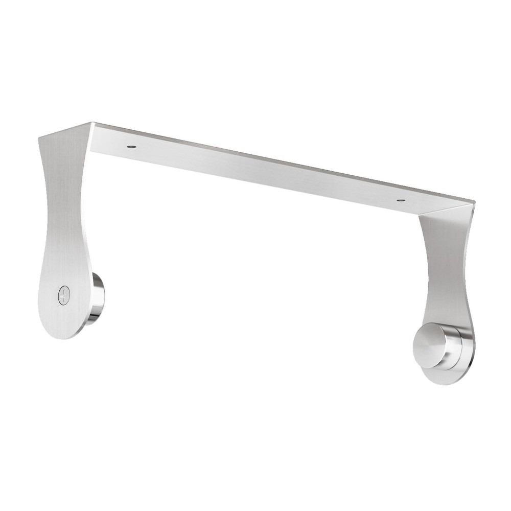 

1pc Stainless Steel Paper Towel Holder Wall Mount Under Cabinet Paper Towel Rack Space-Saving Self Adhesive Toilet Paper Stand