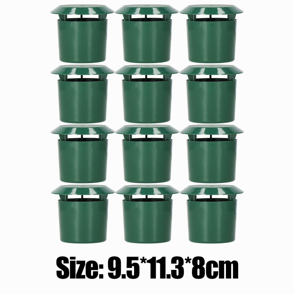 12pcs Snail Trap Catcher Eco-friendly Garden Slug Cage Snail Reusable Plastic Pests Reject Gintrap Tools Home Garden Supplies