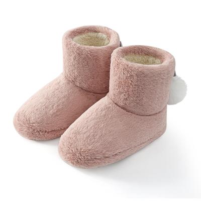 Modne Comwarm Puszyste Pluszowe Damskie Kozaki Zimowe Ciepłe Śniegowce Kręcone Kapcie Domowe Miękka Podeszwa Przytulne Bawełniane Kozaki Damskie Modne Urocze Buty