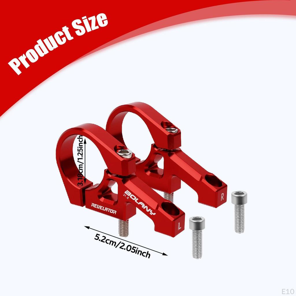 1 Pair , Direct Replacement Bicycle Handlebar Stem, Aluminum Alloy, Easy Installation, 31.8mm, for