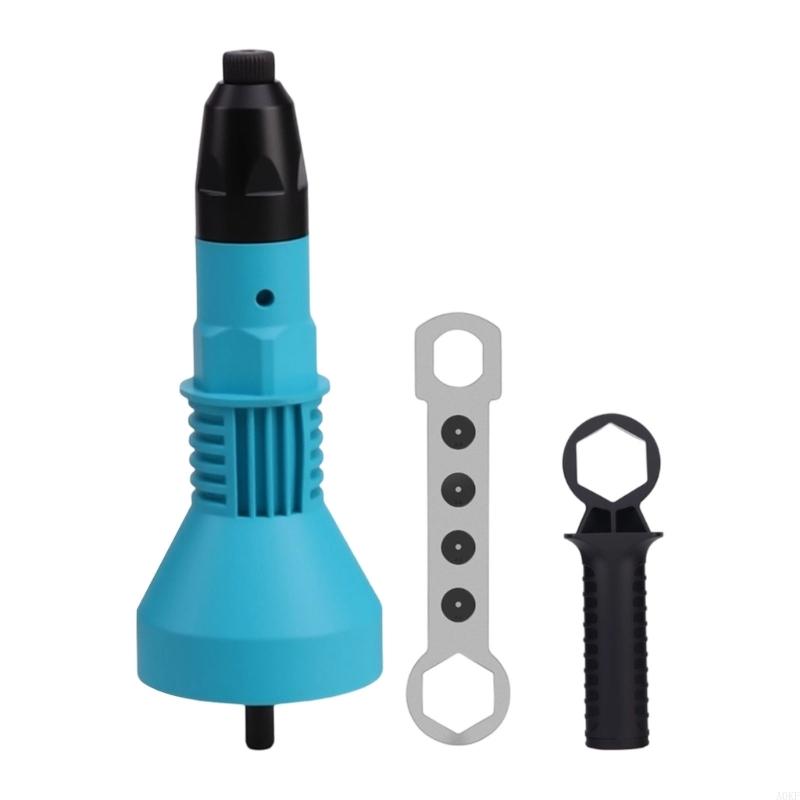 3Pcs Heavy Duty Rivet Guns Conversion Heads Quick Switches Mechanism Rivet Tool Conversion Set For Precisions Work A0KF