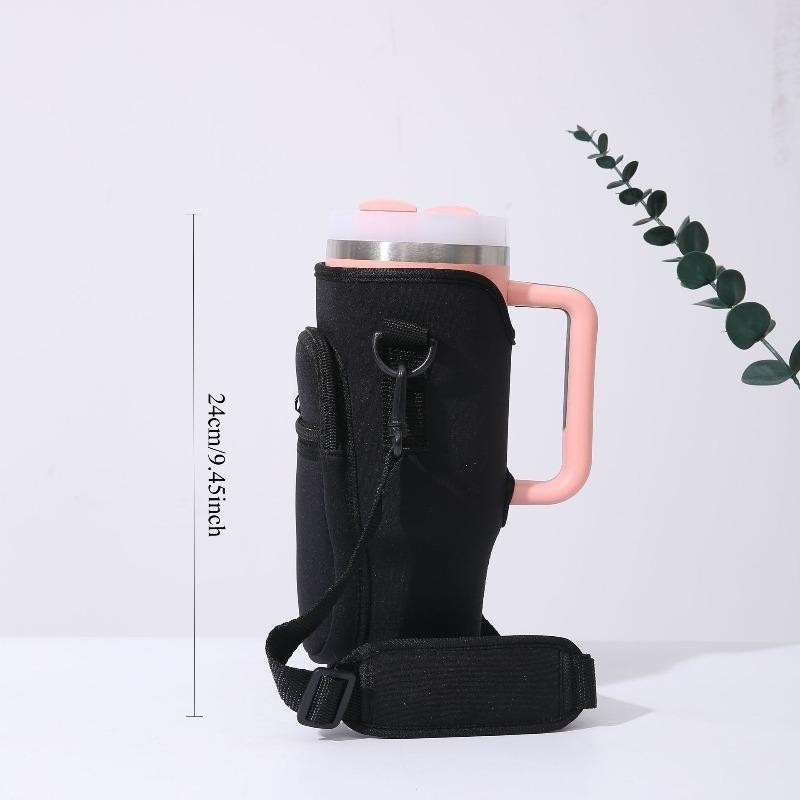 Multifunctional Large Capacity Thermos Cup Cover Crossbody Ice Fog Cover Car Sports Kettle Protection Cover