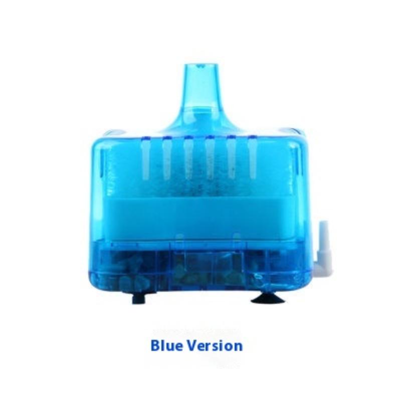 Mini Aquarium Filter Aerator 2-In-1 Pneumatic Filter Fish Tank Air Stone Oxygen Pump Water Cleaning Aquarium Accessories