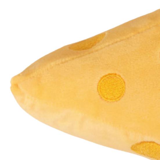 Pet Toy Creative Shape Wear Resistant Attractive Puppy Kitty Toy Cheese Modeling Chew Toy for Home