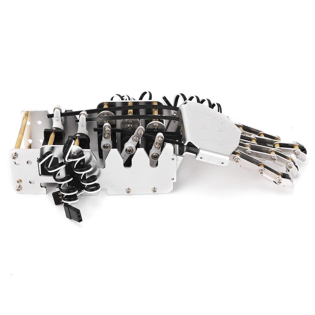 Robot Hand Kit 11 Scale Analog Servo 5 Finger Manipulator Right Mechanical Hand for Development