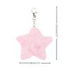 Cute Plush Five-pointed Star Charm Keychains Ornament Pendant Car Keyring