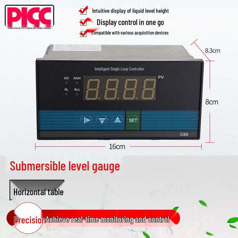 Submersible Water Level Sensor 4-20mA Voltage Transmitter