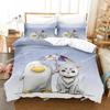3D Gintama Bedding Set Anime Gintoki Sakata Printed Single Comforter Quilt Duvet Cover Pillow Case 3 Pieces Sets Kids Adult Size