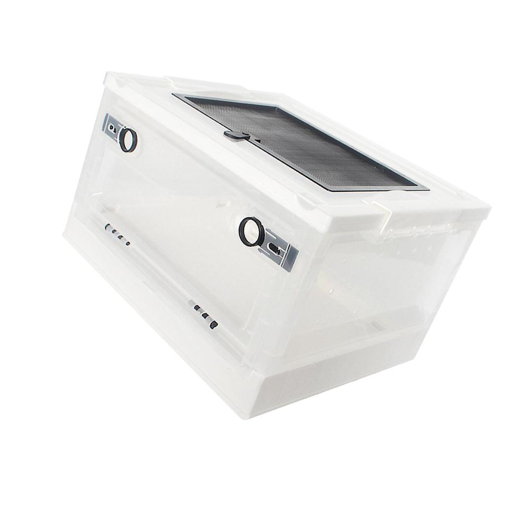 Foldable Reptile Feeding Box Hamster Breeding Pet Terrarium Tank Transport House for Small