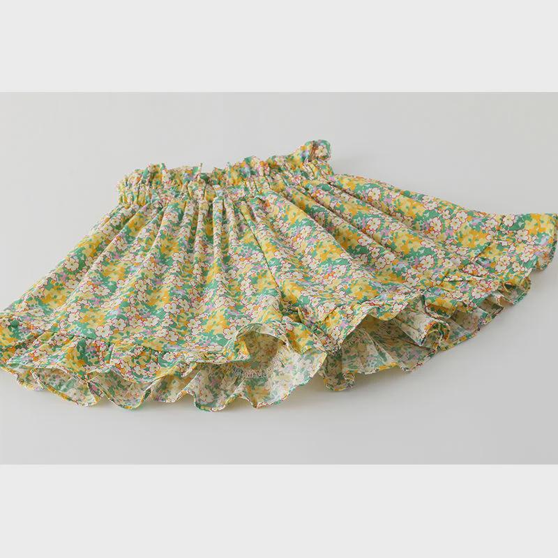 Pantaloni scurți florali de vară 2025 pentru fetițe - Design la modă, versatil, elegant