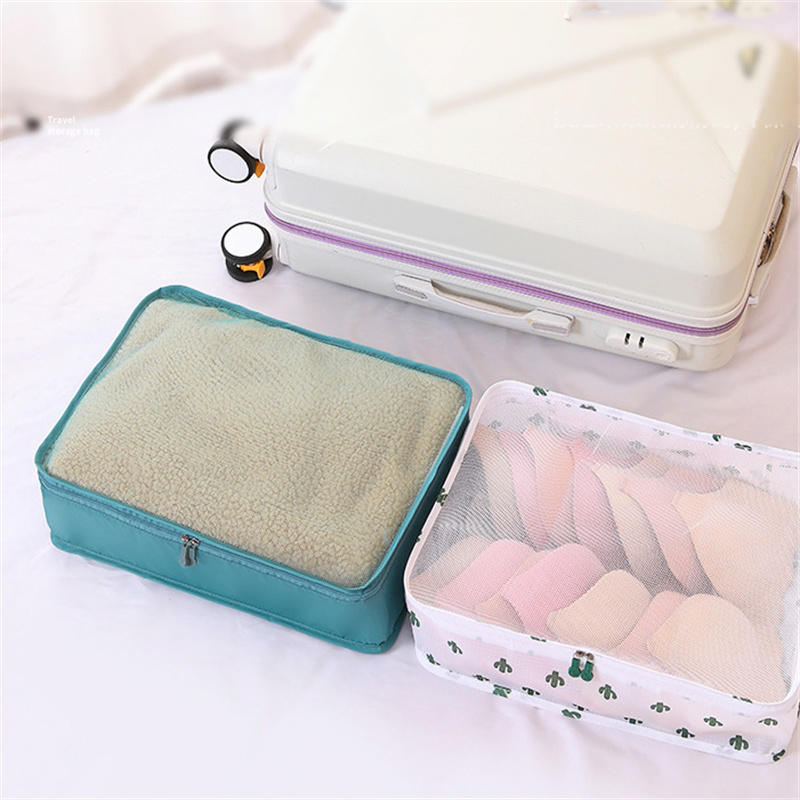 Travel Organizer Bag Reisebag Duffel Bag Oppbevaringsbag Reise Oppbevaringsveske Sett Sammenleggbar kompresjonsveske