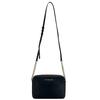 Michael Kors Safiano Shoulder Bag Leather Black Women PS-1808 Used