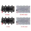12V/4Pin 5V/3Pin RGB Fan Hub Controller 1 to 8 Multi Way Splitter PWM Hub PC Speed Controller Adapter for ASUS/MSI Hook-and-loop