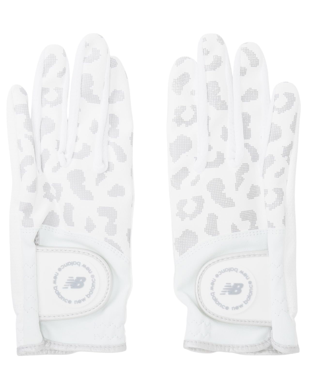 

Golf Gloves for both S [New Balance] Women s (Leopard Print, hands) / 012-5185501 030_White (19~20cm)
