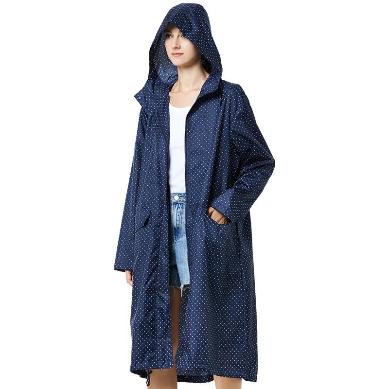Raincoat Women's Trench Coat Type Thin Breathable Outdoor Hiking Hiking Single Body Waterproof Poncho Men's Multi-Color Portable