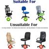 Stretch Jacquard Office Chair Cover, Stretch Office Chair Seat Cushion Covers, Removable Washable Computer Chair-Covers, Universal Gaming-Chair Seat