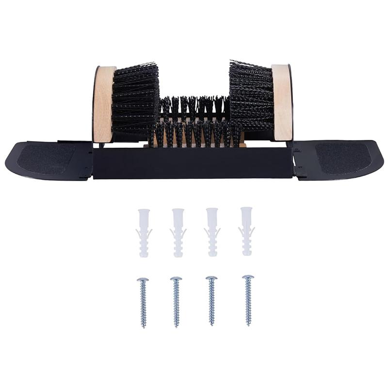 B97A-Boot Scraper Brush Scraper Mat Boot Scraper Door Mat Outdoor Boot Brush For Home Entryways, Mud Room, And Garages