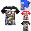 Lebhaftes Roblox Charakter Spiel T-Shirt für Kinder mit bequemer Baumwolle