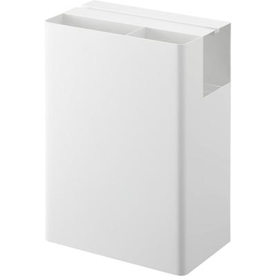 Yamazaki Cleaner Tool W20 X D12 X Tower Keeps Cleaning Tools Neatly 5516 Organizer, White, Approx. H28cm, Series, Organized,