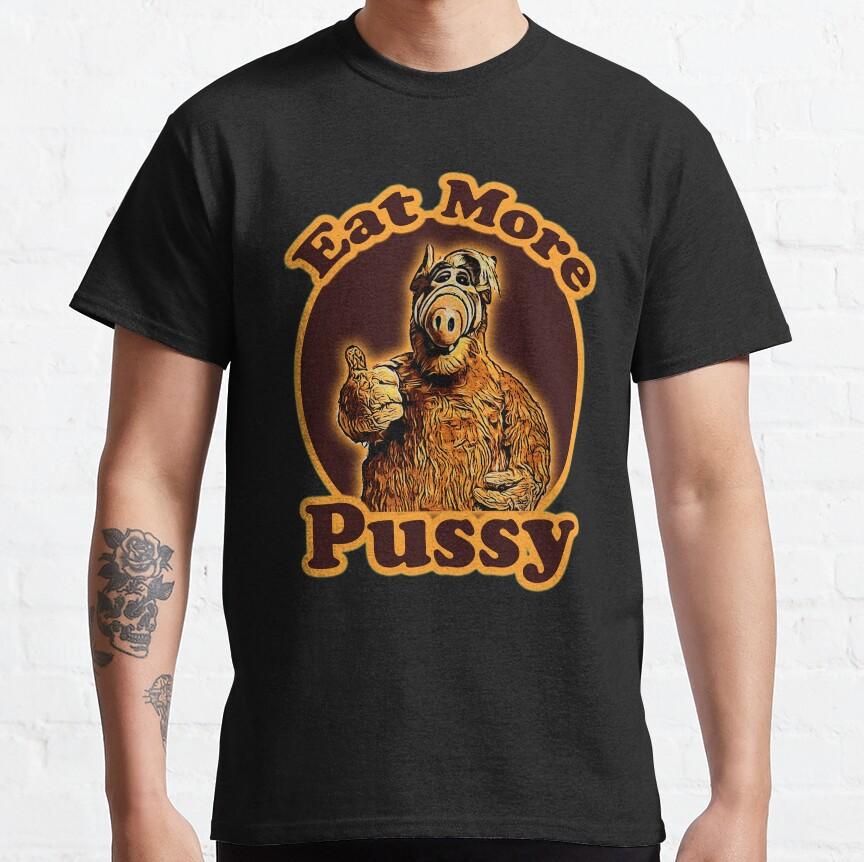 Alf Gordo Shumway TV Sitcoms Unisex T-Shirt für Herren Baumwolle Vintage T-Shirts Tees Kleidung 2024 Neuankömmling