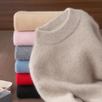 Premium Kids' Solid Color Wool Sweater - Boys' Thick Pullover & Girls' Cashmere Knit Base Layer
