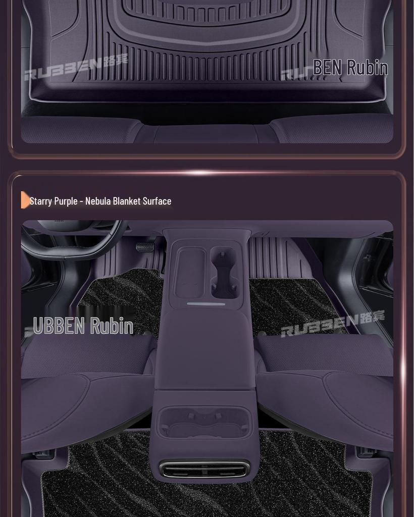 Custom TPE Floor and Trunk Mats for Leapmotor C10 - Interior Modification Accessories