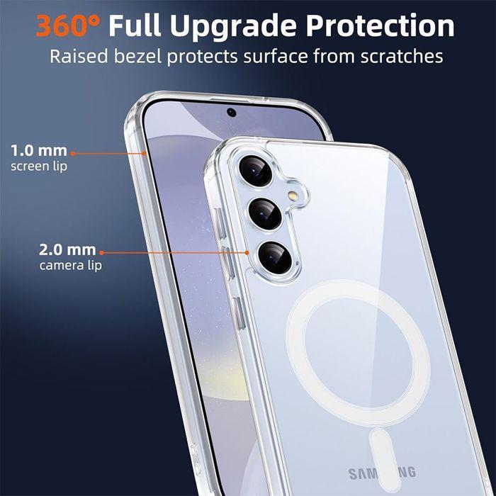 Coque de protection - BOOLING - Samsung Galaxy S24 Plus - Silicone - Antichoc - Transparent