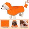 Waterproof Dog Hooded Raincoat Reflective Strip Windproof Dog Rain Cloak High Visibility Adjustable Pet Rain Jacket