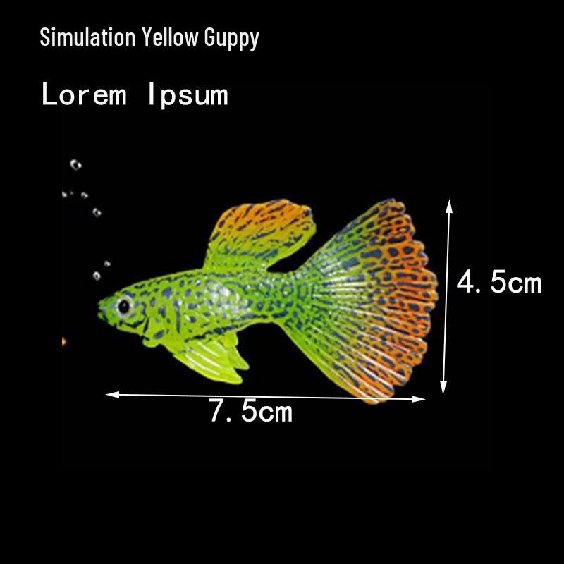 Fake Fish & Jellyfish Tank Ornaments: Clownfish, Betta & More for Aquarium Landscaping