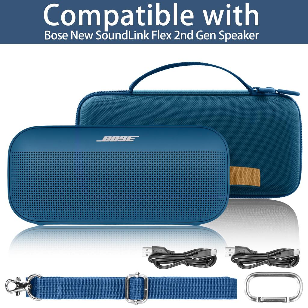 SoundLink Flex Portable Speaker SoundLink 2 Wireless Bluetooth Speaker Storage Blue co2CREA (Case Only) (2nd Generation) Case, -