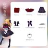 Oshi Ko No Hoshino Rubii Cosplay Stage Costume Dress Set Halloween Party Role