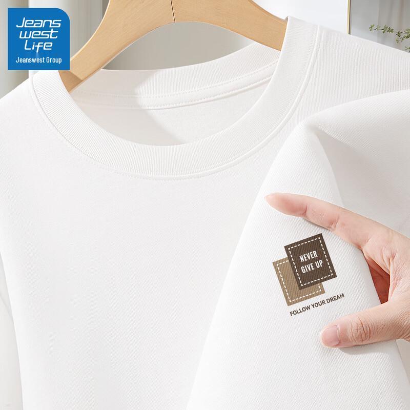 JEANSWEST LIFE Men's 2025 Loose Fit Pure Cotton T-shirt