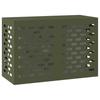 Air Conditioner Cover Olive Green 90 x 40 x 60 cm Steel