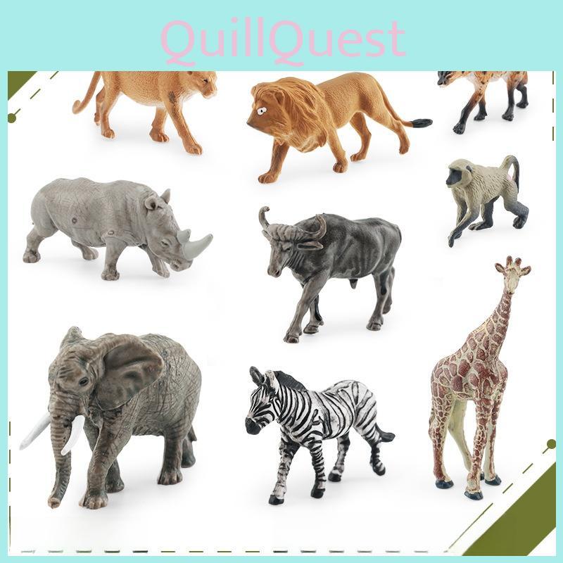 South Africa Zebra Lionanimal Pvc Model Set With Realistic Wildlife Figures For Educational Display