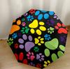 Paw Prints Art Design Automatic Umbrella with 8-Rib Foldable Design for Outdoor Daily Use Fashionable Gift for Festivals