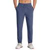 Sportliche locker sitzende Herren-Hose mit Kordelzug und elastischem Bund