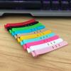 10PCS Cable Organizer Silicone Wire Binding Data Cable Tie Management Bobbin Winder Marker Holder Tape Lead Straps